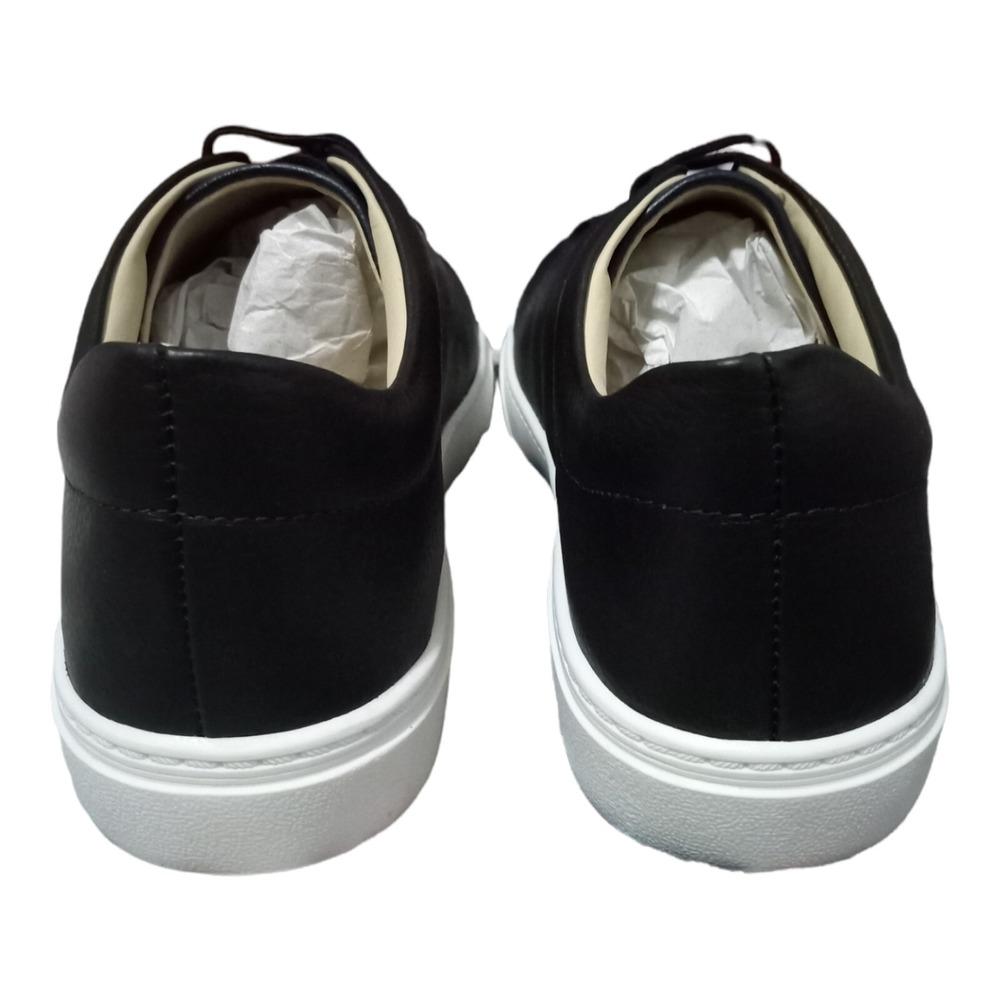 Marc Joseph New York Clarkson St Mens 6.5 Black Ice Blue Grain Leather Sneakers - Picture 11 of 14
